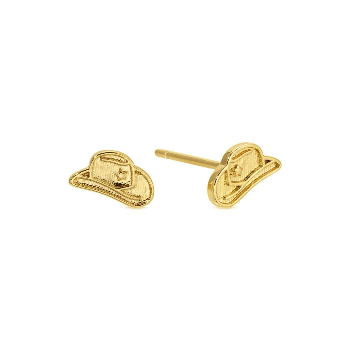 Cowgirl Hat Studs on Velvet Tag
