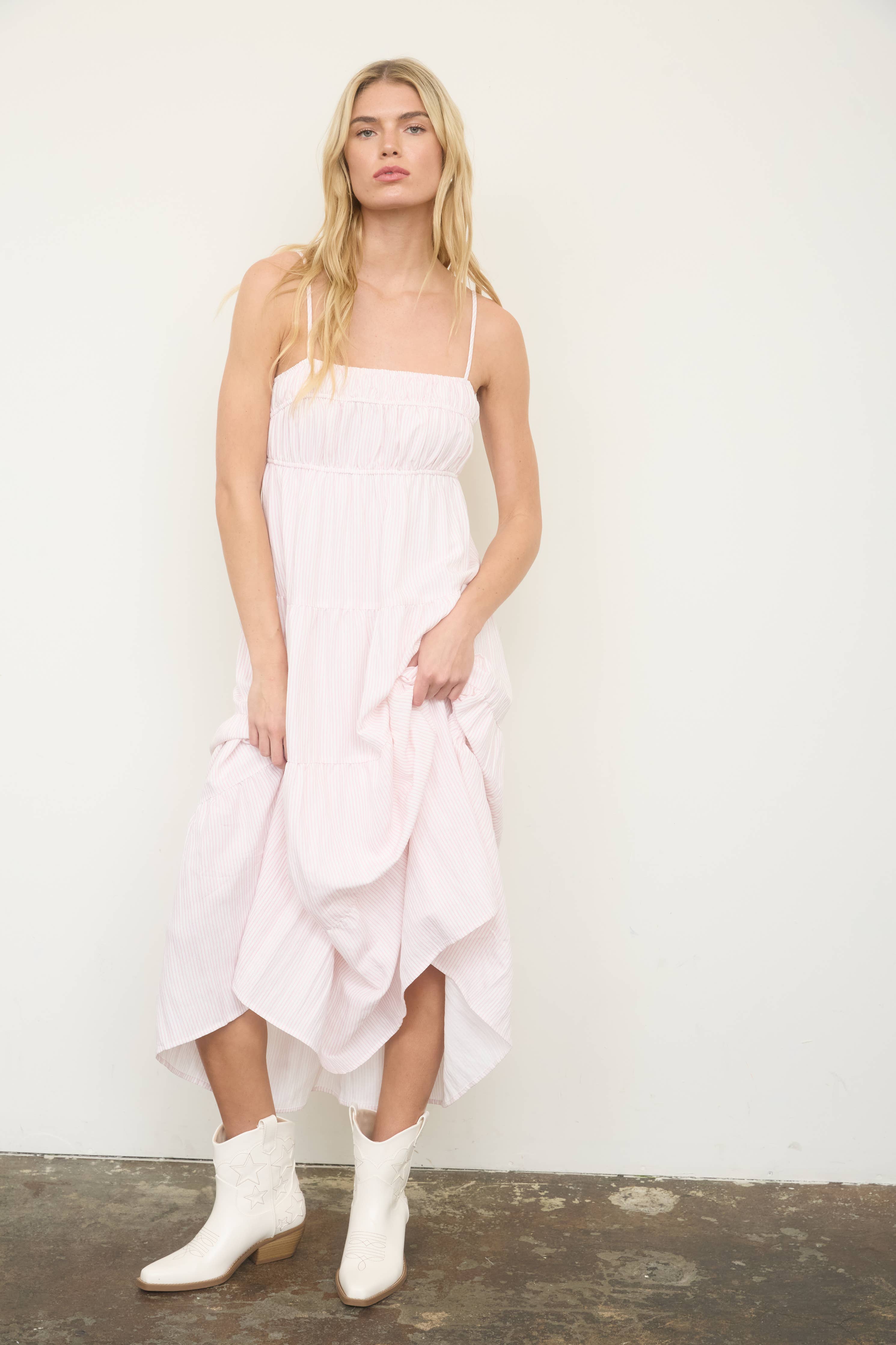 Gracie Tiered Midi Dress