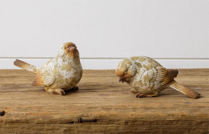 Birds - Natural Weathered Finish