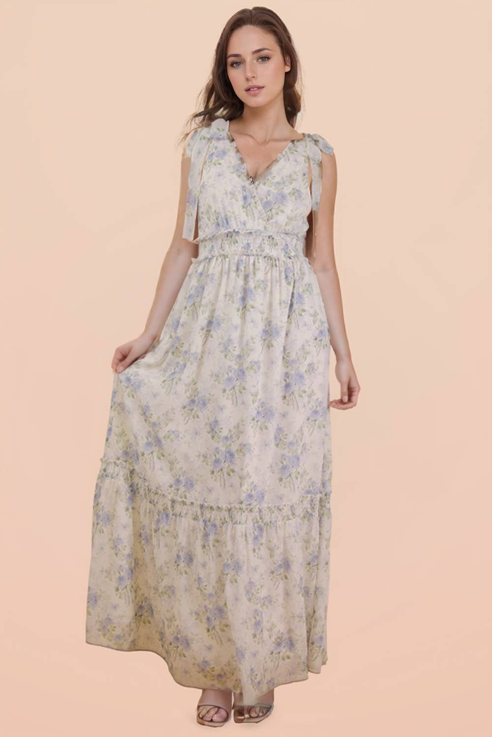 Eloise Floral Printed Midi Dress