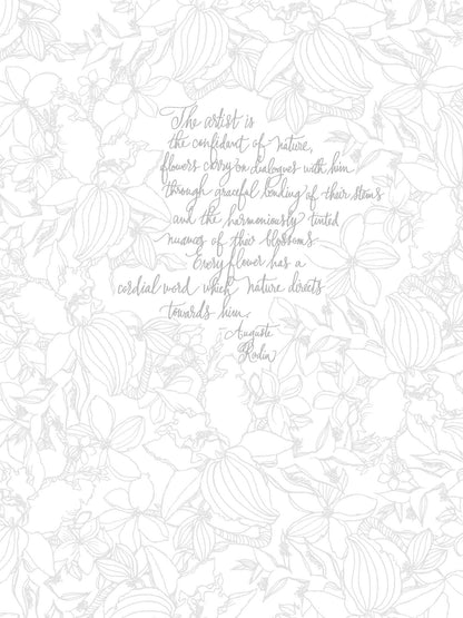 Painterly Days: The Flower Watercoloring Book for Adults