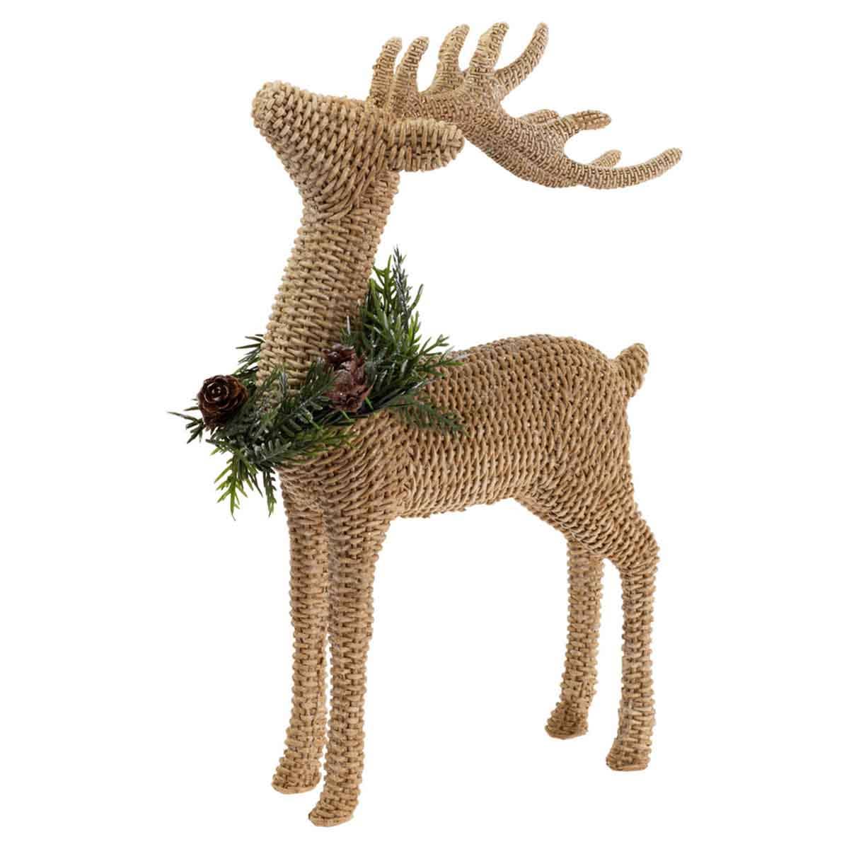 Basket Weave Standing Deer