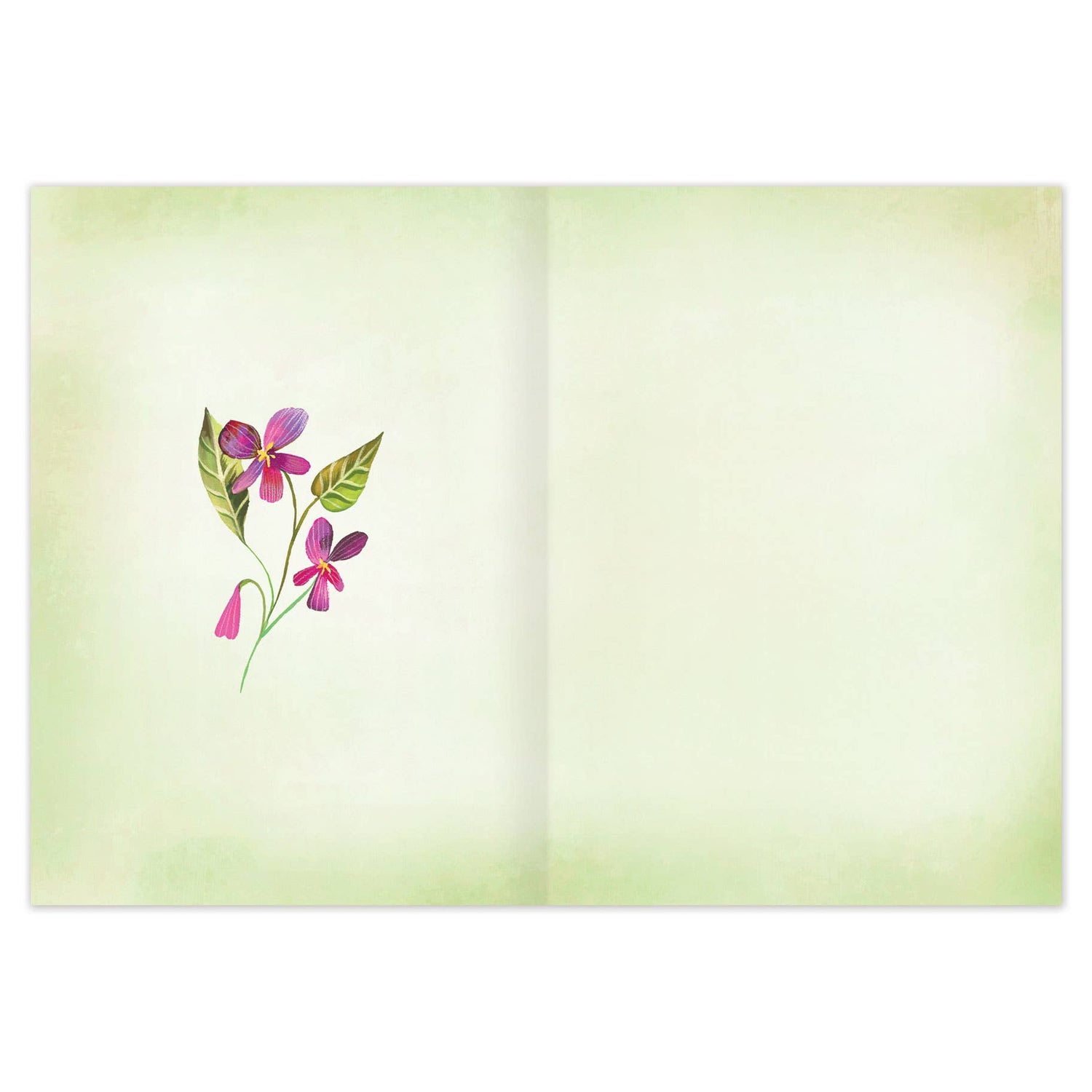 Burgundy Bouquet Blank Card