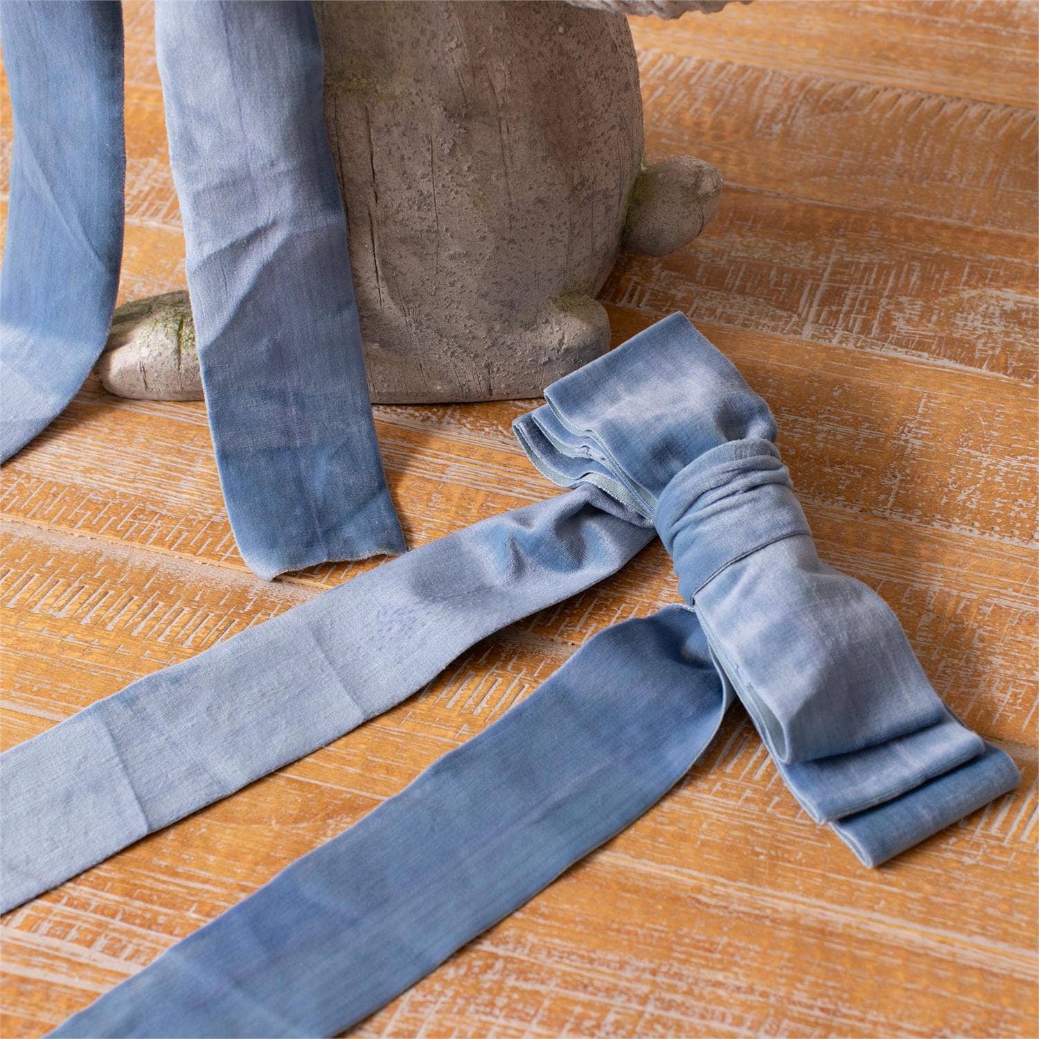 Velvet Ribbon Bows, Blue