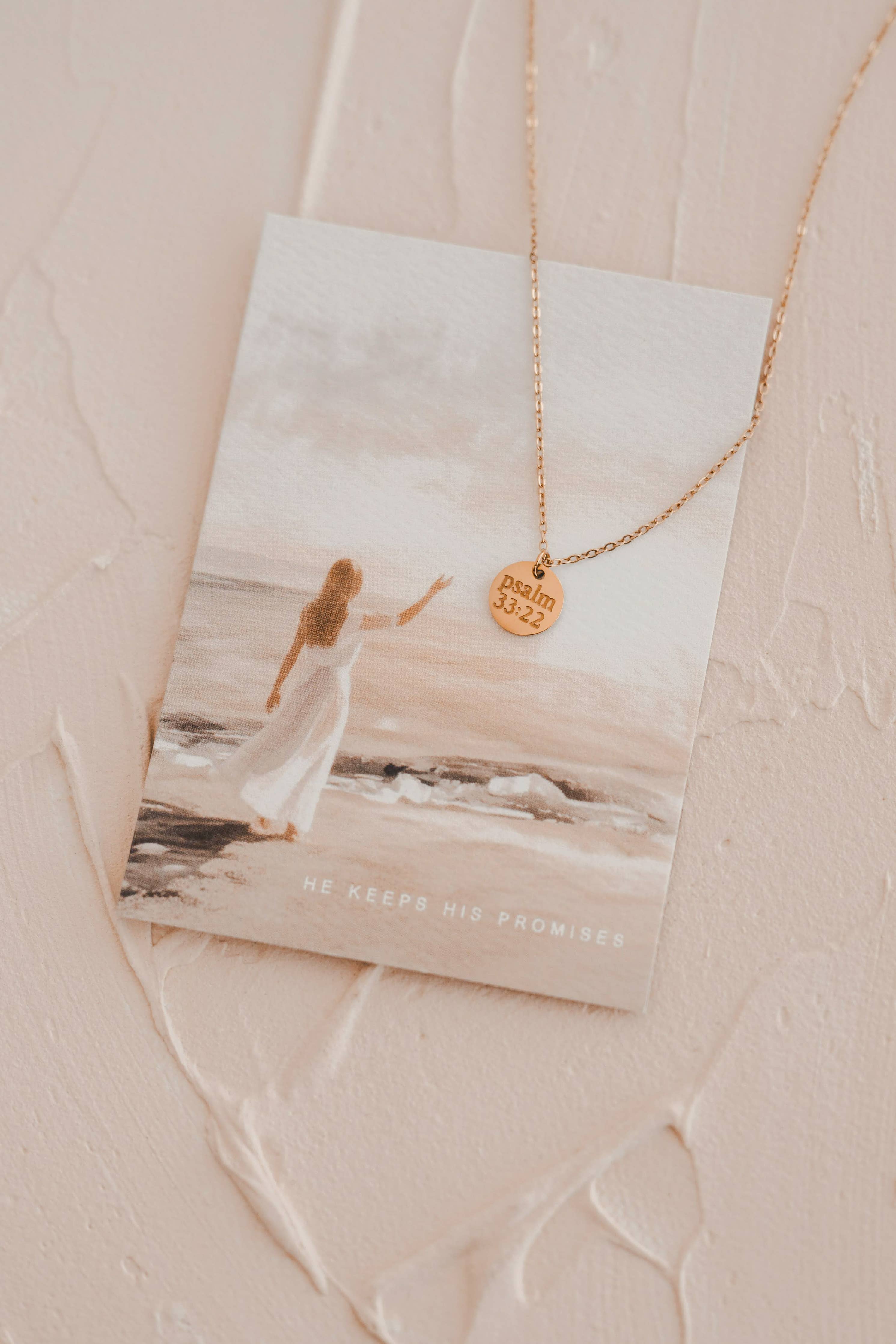 Hope Disc Necklace | Christian Jewelry