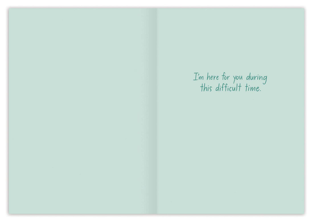 Peaks &amp; Valleys Landscape Sympathy Card