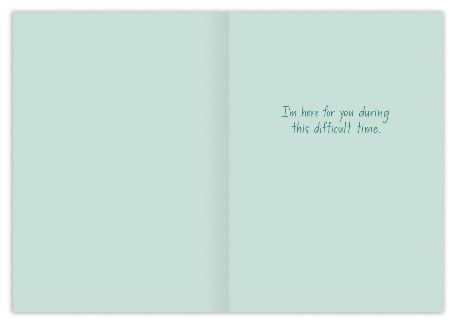 Peaks &amp; Valleys Landscape Sympathy Card