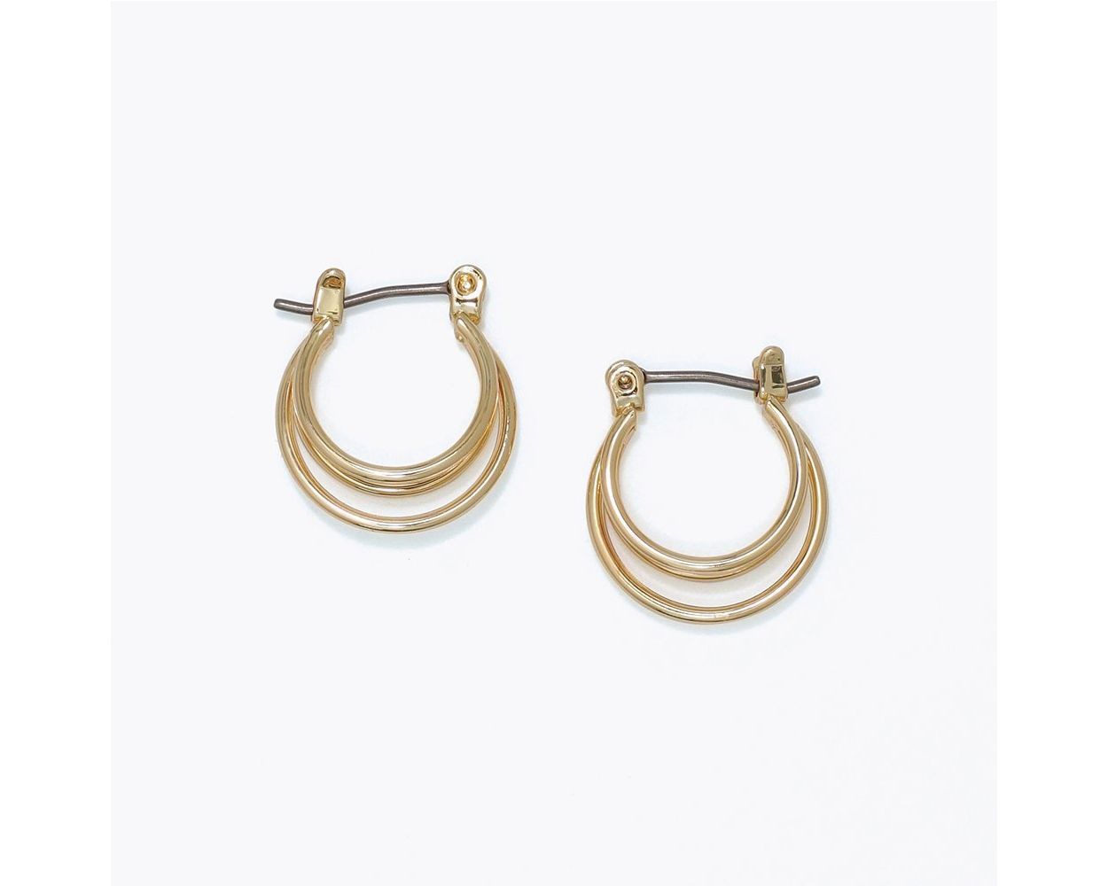 Earrings Delicate Gold Ring Hoop