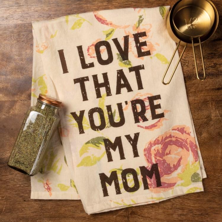 Vintage Floral Mom Tea Towels