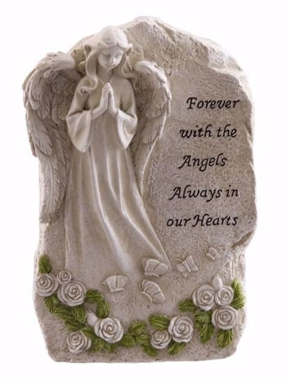Angel Engraved Stone 9”