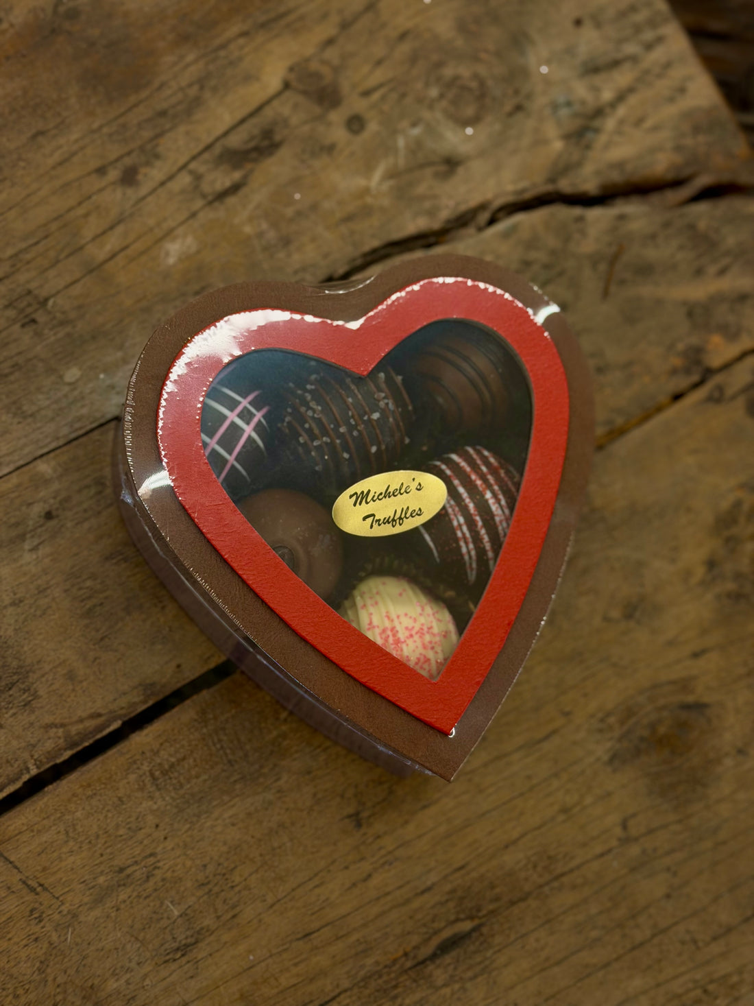 6pc Heart Truffle Box