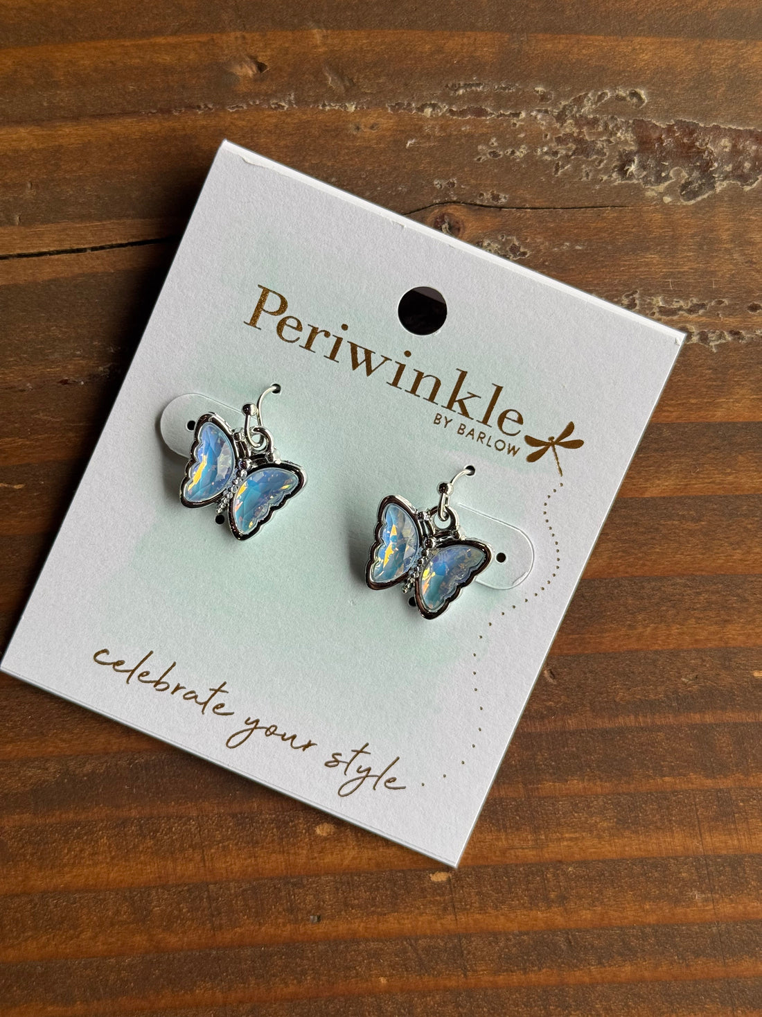 Crystal Butterfly Earrings