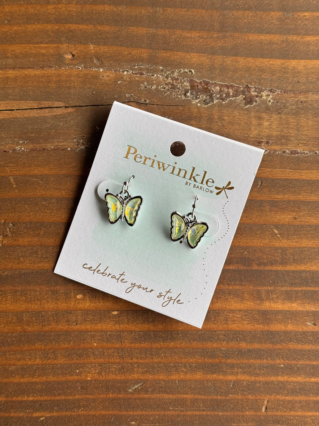 Crystal Butterfly Earrings