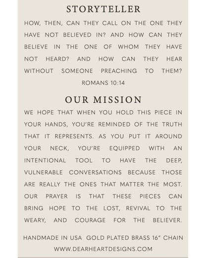 Storyteller | Christian Necklace
