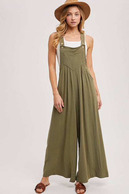Wren Flowy Wide Leg Overalls