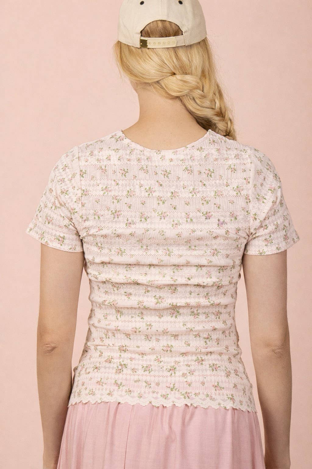 Primrose Floral Print Fitted Top