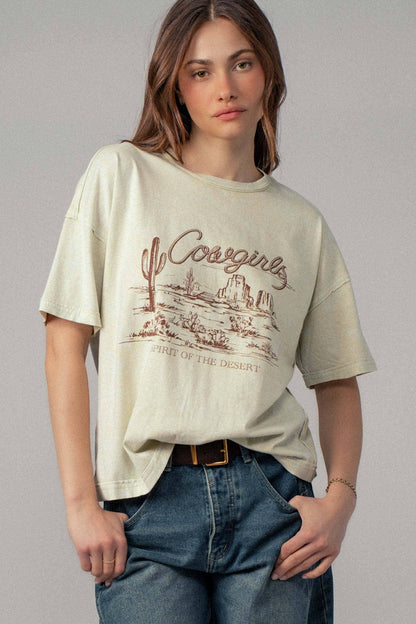 Cowgirls Spirit of the Desert Graphic Tee