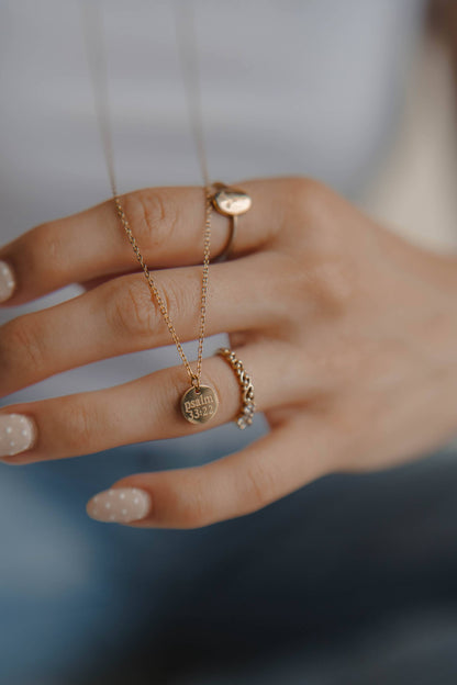 Hope Disc Necklace | Christian Jewelry