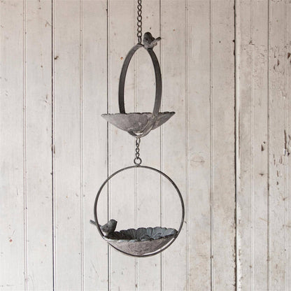 Two-Tiered Hanging Bird Feeder