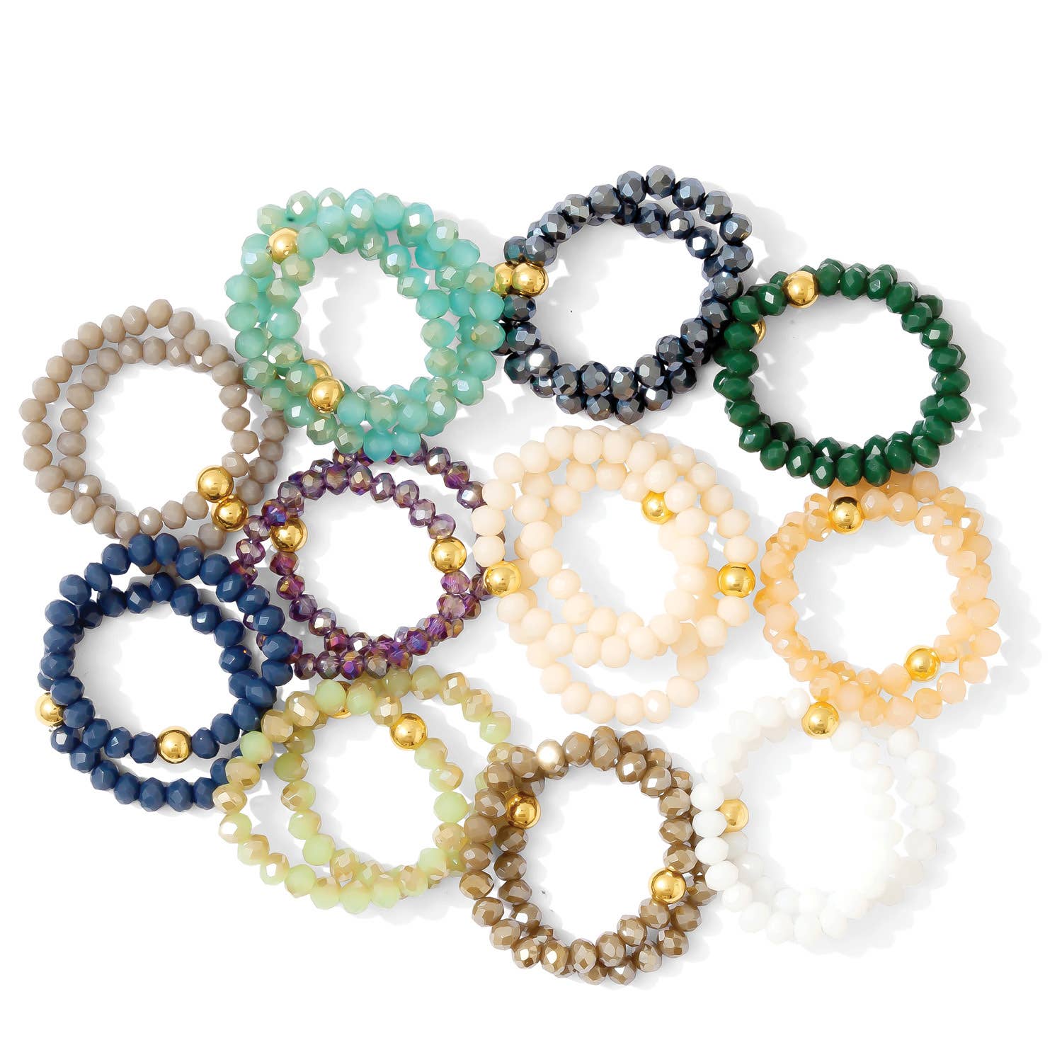 Stretch Crystal Ring - Assorted