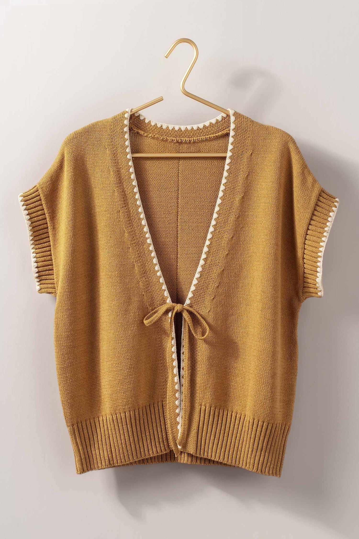 Mabel Tie Front Knit Vest