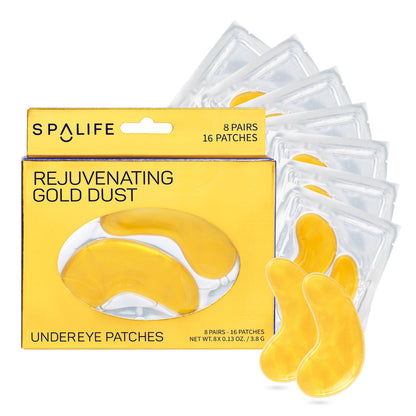 Rejuvenating Gold Dust Under Eye Patches | 8 Pack