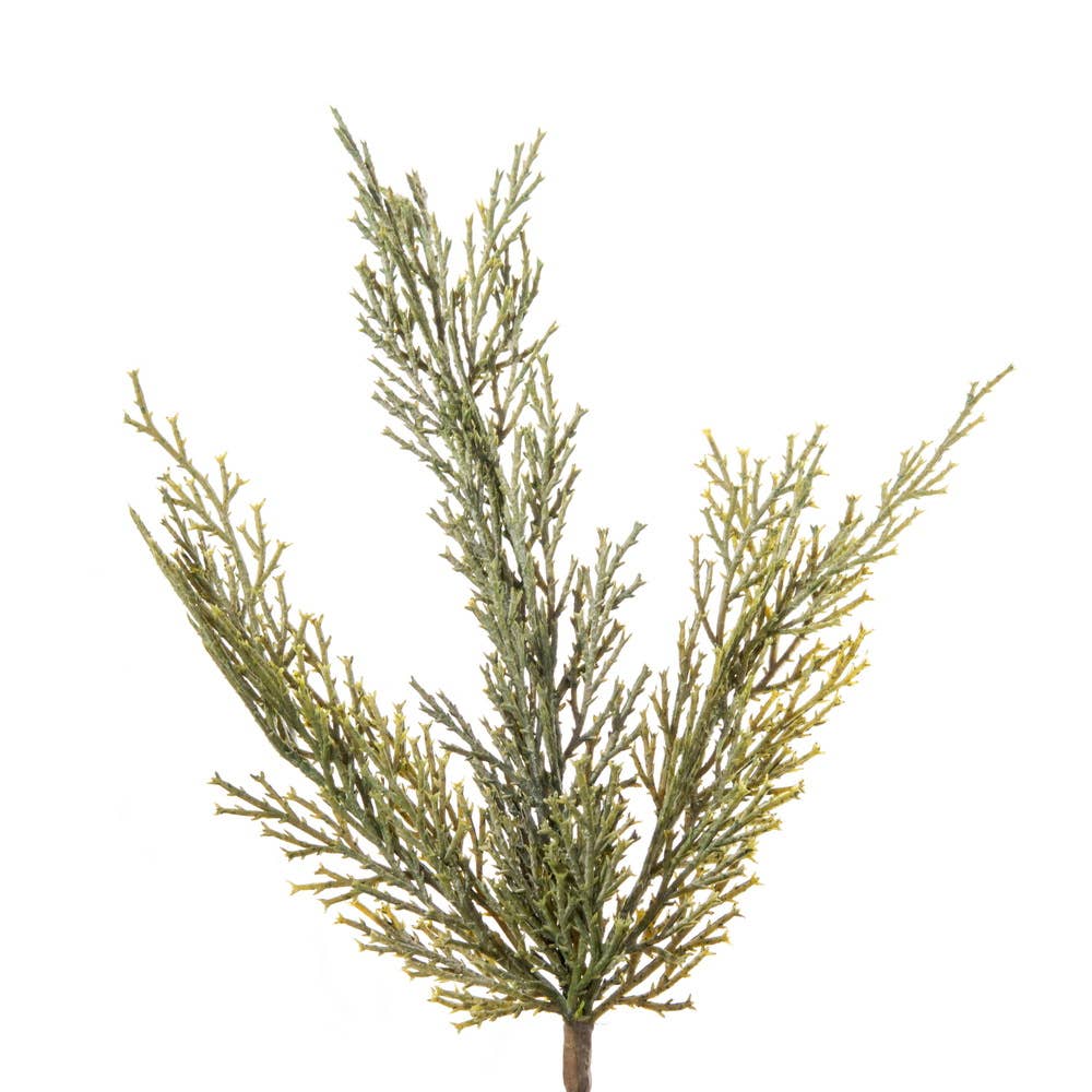 34" Artificial Green Cedar Sapling Potted