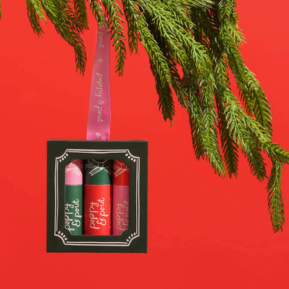 Lip Balm Trio Holiday, Ornament