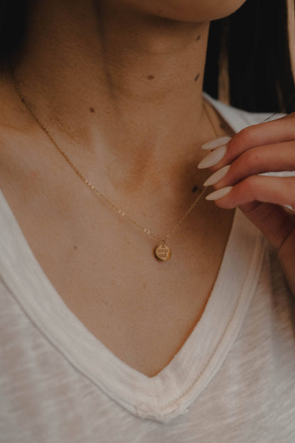 Step Out Disc Necklace | Christian Jewelry