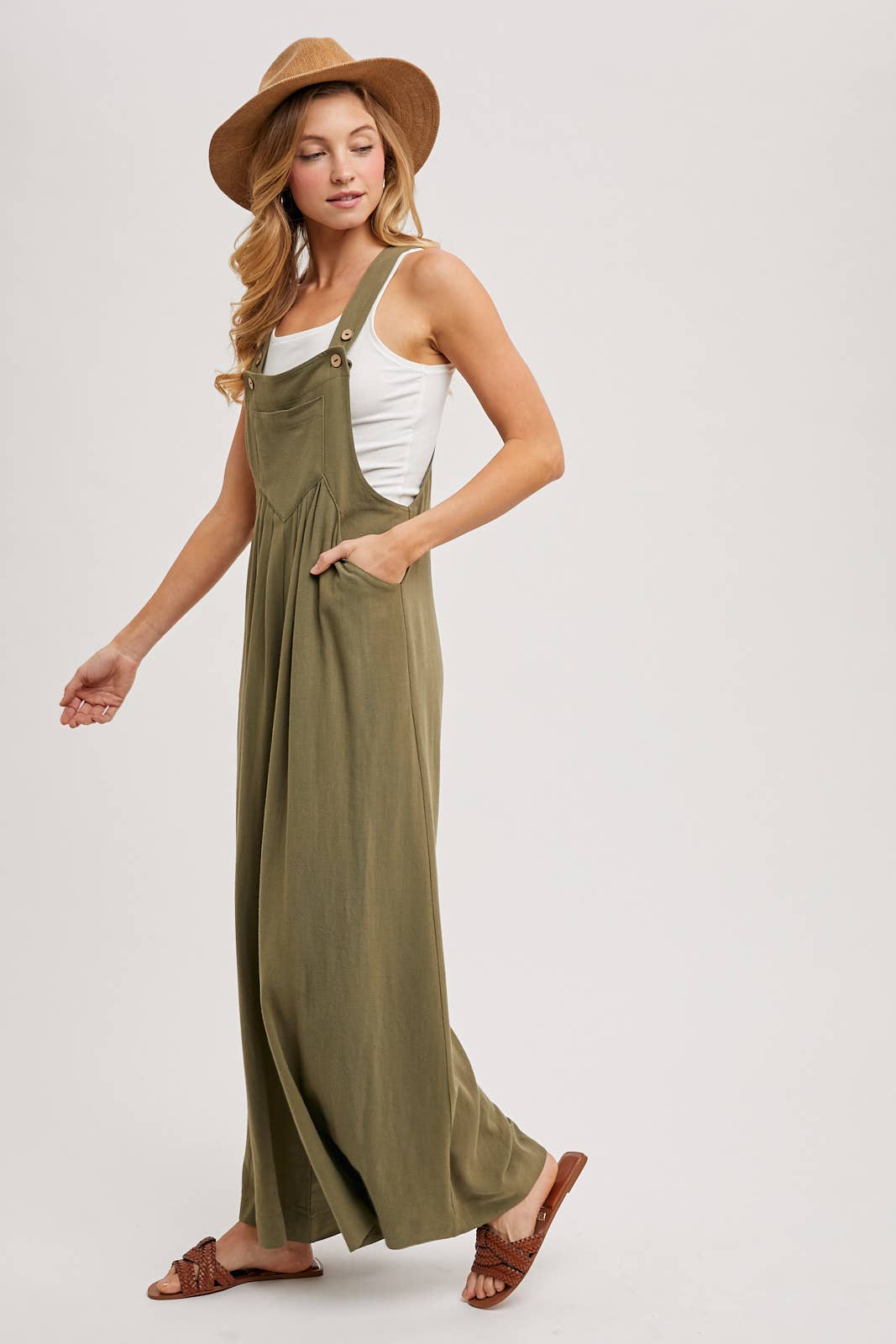 Wren Flowy Wide Leg Overalls