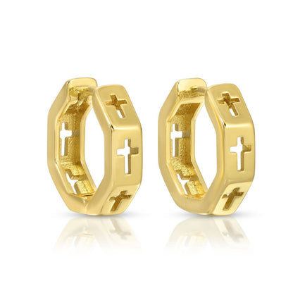 Understated Cross Huggies