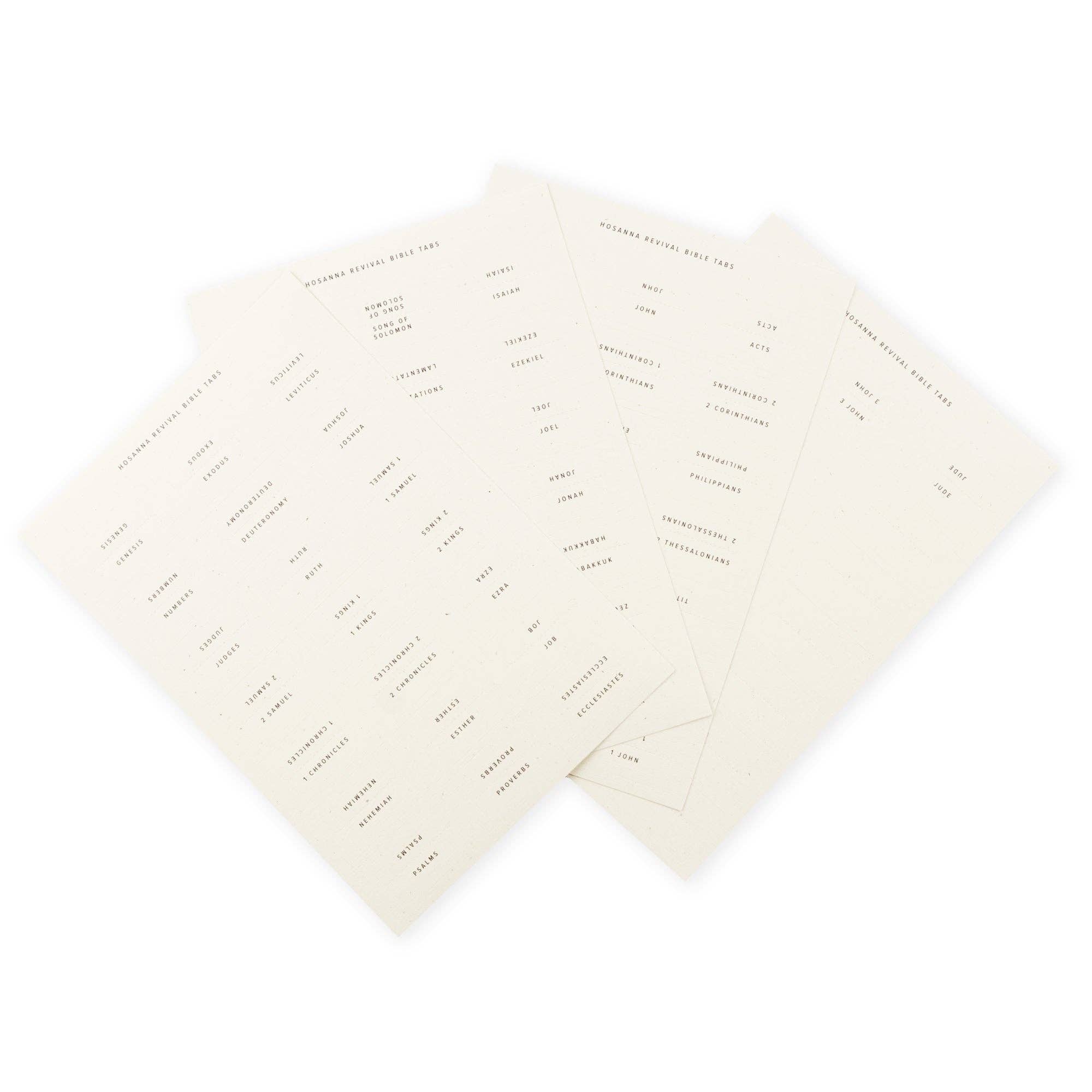 Hosanna Revival Bible Tabs: Black Foiling