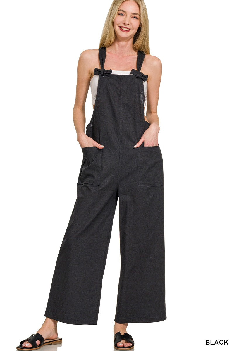 Tillie Knot Strap Overalls
