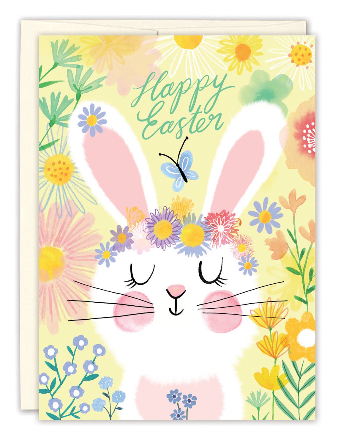 Bunny Blooms Easter Card