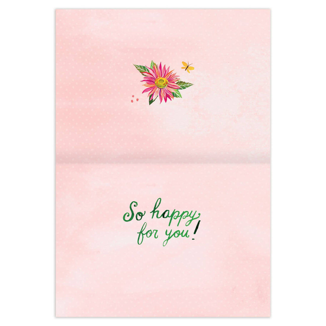 Country Blooms Congrats Card