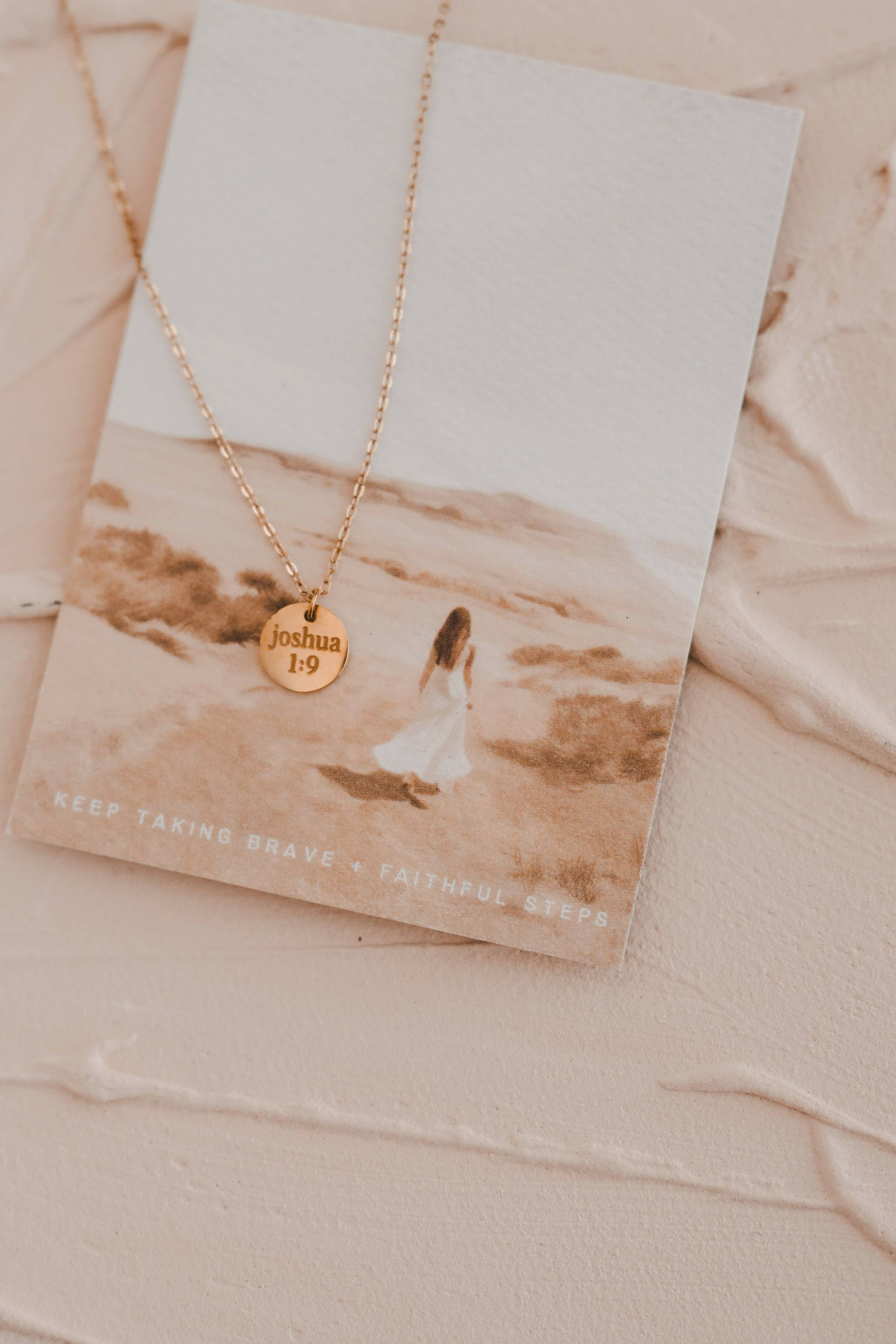 Brave Disc Necklace | Christian Jewelry