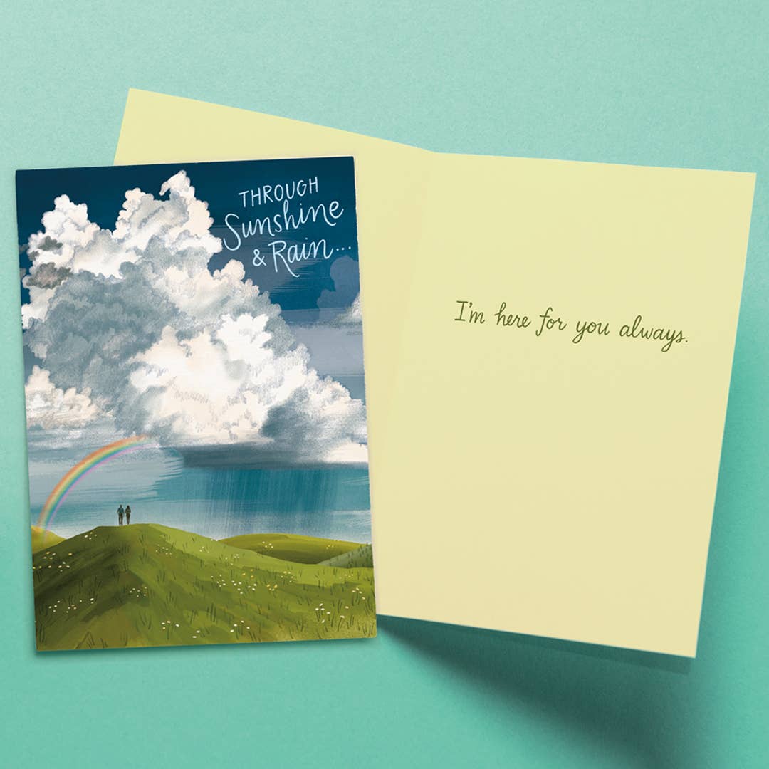 Sunshine &amp; Rain Encouragement Card