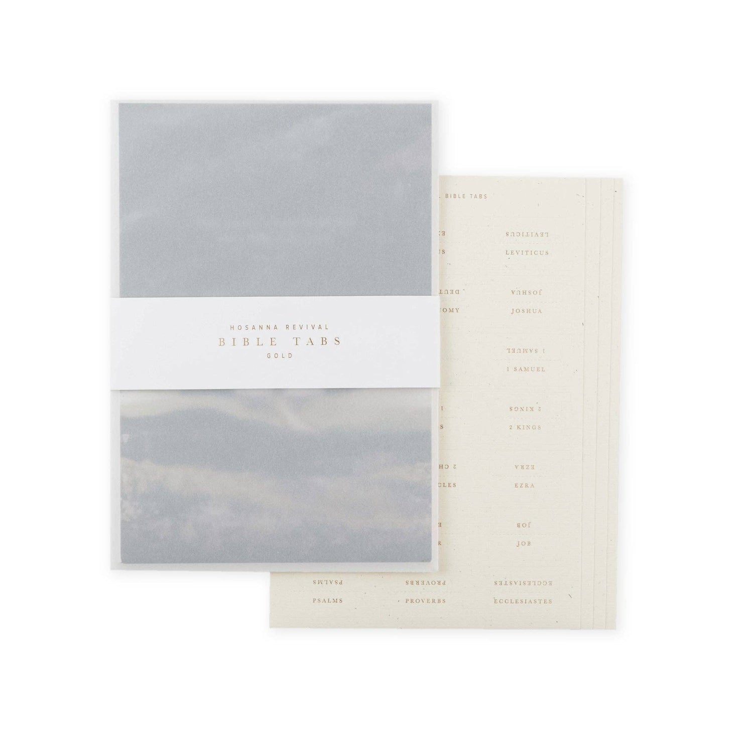 Hosanna Revival Bible Tabs: Gold Foiling