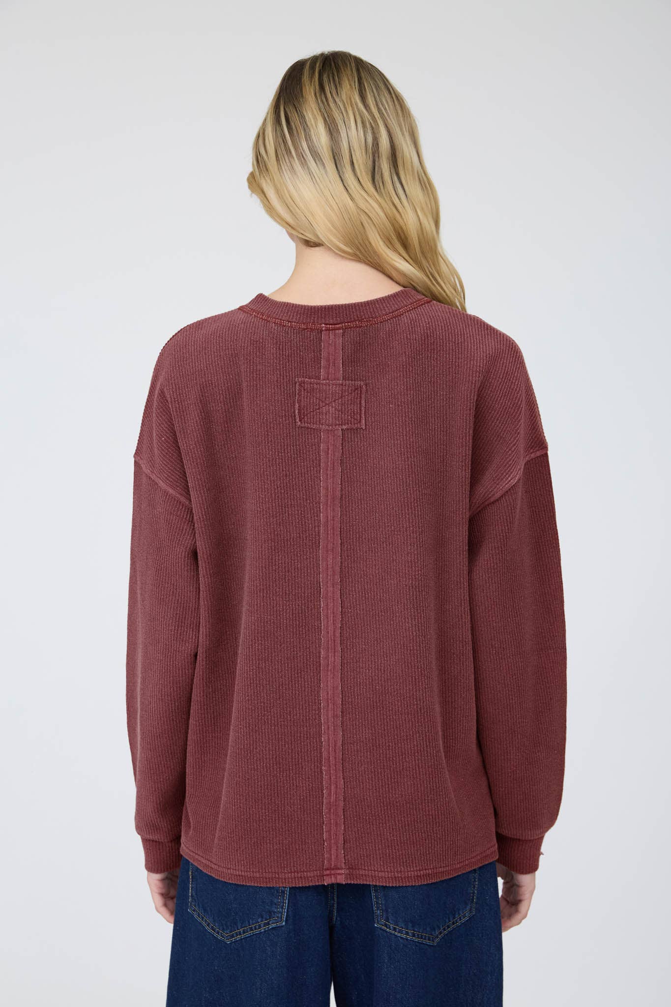 Juniper Ribbed Henley Sweater