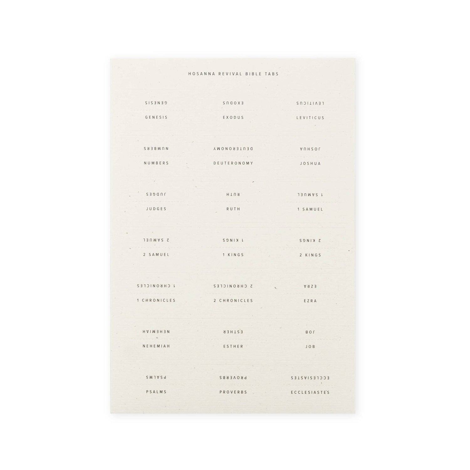 Hosanna Revival Bible Tabs: Black Foiling