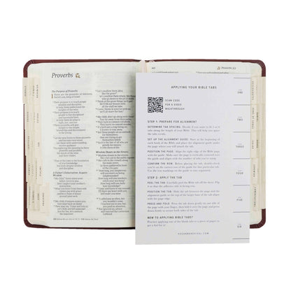 Hosanna Revival Bible Tabs: Black Foiling