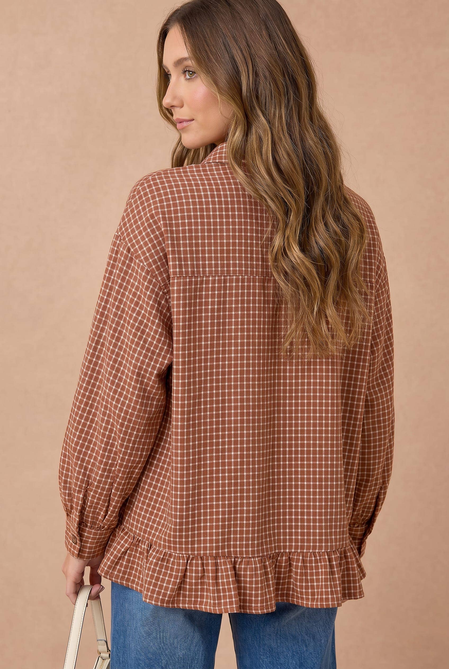 Bethany Button Down Babydoll Shirt