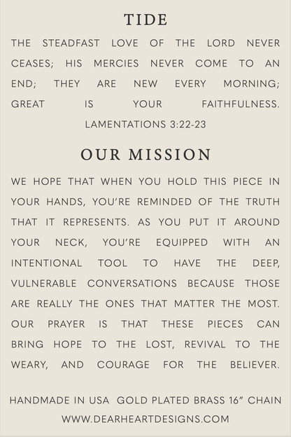 Tide | Christian Necklace
