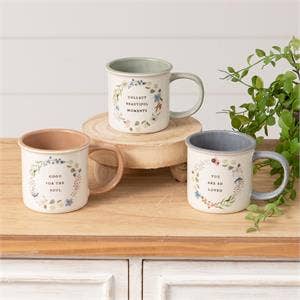 Mug Dried Floral Wreaths