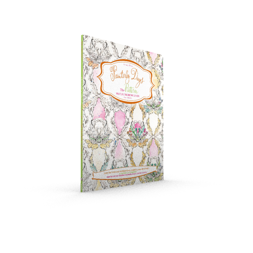 Painterly Days: The Pattern Watercoloring Book for Adults