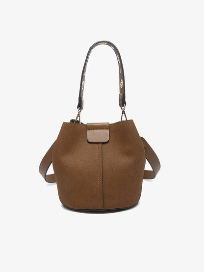 Farrah Suede Bucket Bag