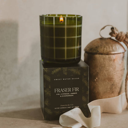 Fraser Fir 12 oz Boxed Soy Candle