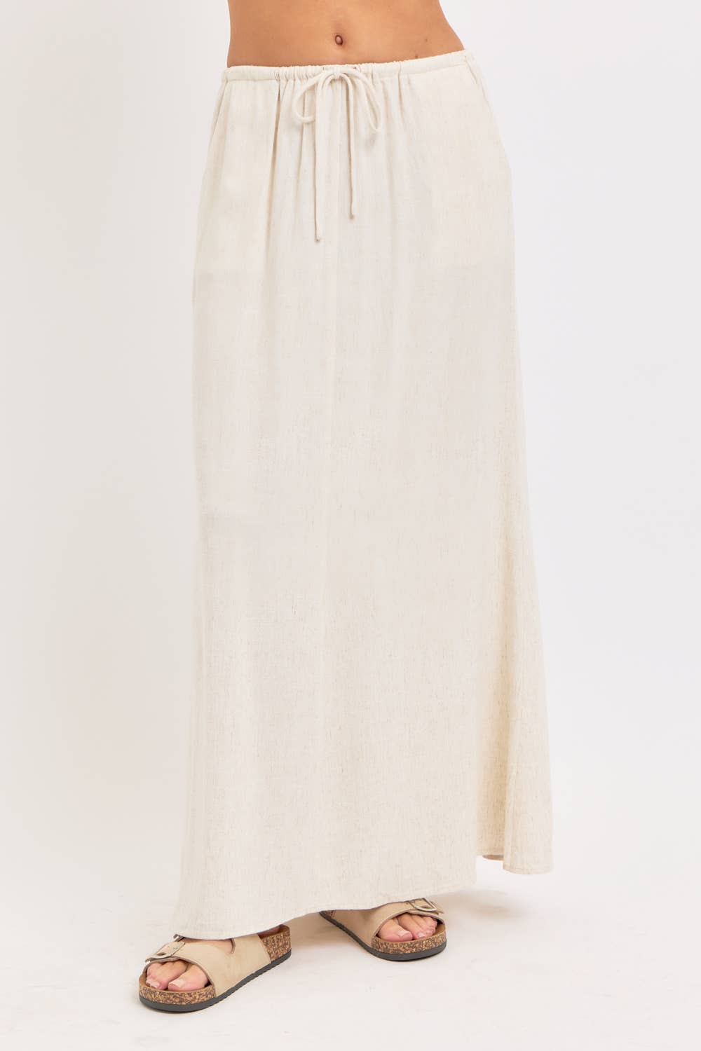 May Linen Maxi Skirt