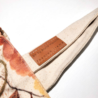 Floral Canvas Tote Bag
