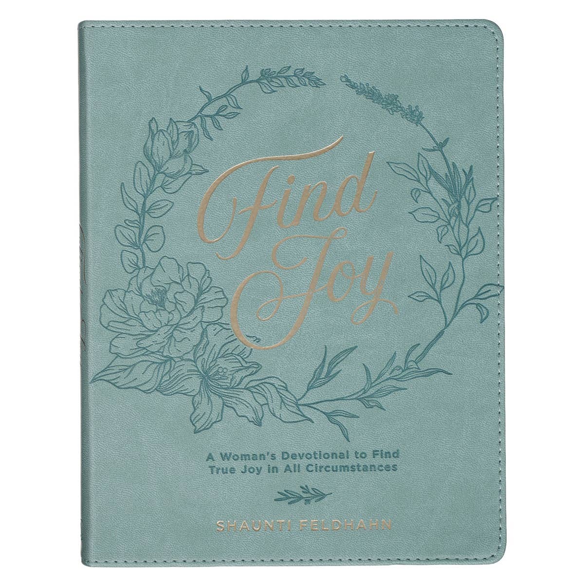 Gift Book Find Joy Faux Leather